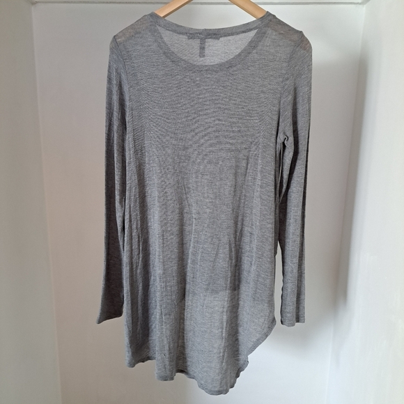 BCBGMAXAZRIA | Grey long thin light weight sweater, style Claudia Heather grey - Picture 9 of 13